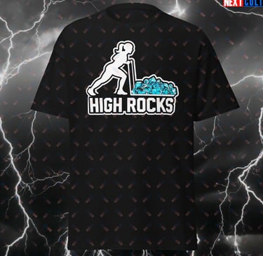 Hyrox High Rocks Funny Gym T-Shirt – Functional Training Tee for Female Lifters – Next Cult Brand