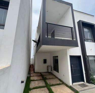 poorly constructed home in Ghana