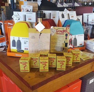 présentation du Bouchon Kodé 20/vins Caussade