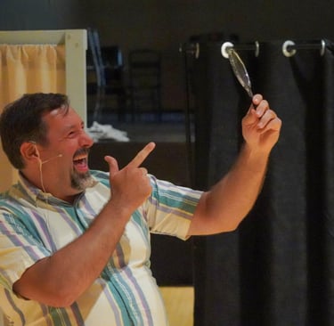 As Falstaff (The World's a Stage Players)