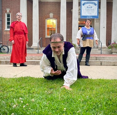 Cast members of Pericles, The World's a Stage Players (2022)