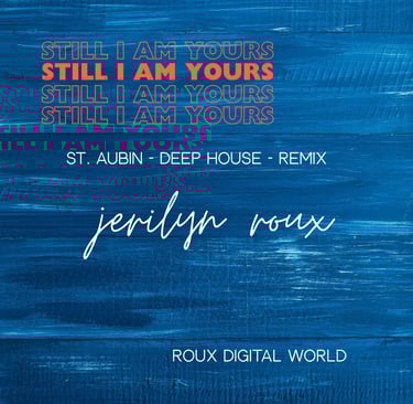 a blue and white poster with a blue background with a blue and white text that
