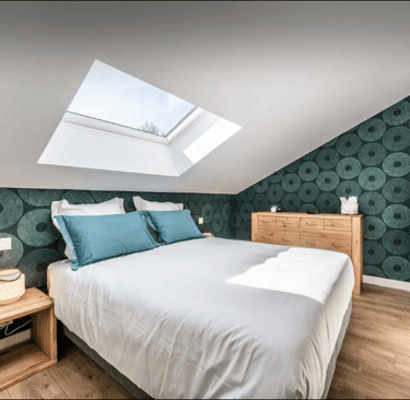 chambre du gîte bois joli