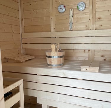 Sauna du gîte 