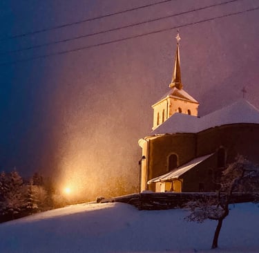église de Saxel