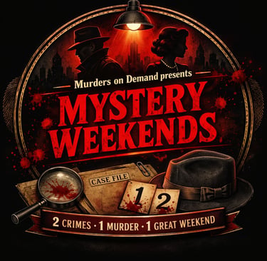 Mystery weekends from Murders on Demand