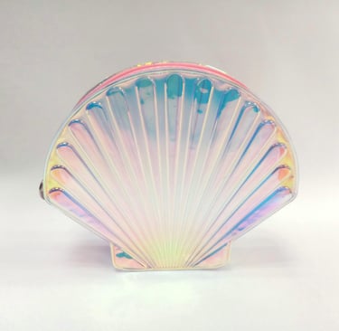 Sculptural Holographic Pouch by King Fly