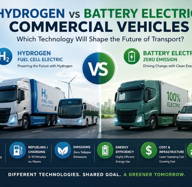 Hydrogen vs Battery Electric Vehicles comparison