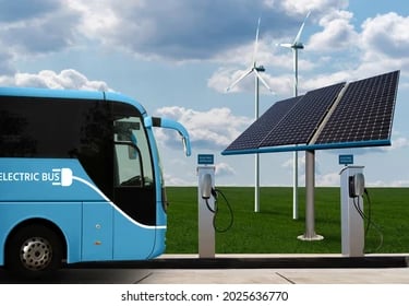 EV charging on solar power