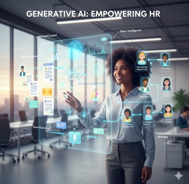 Discover how Generative AI is transforming HR. From automated recruitment and personalised onboardin