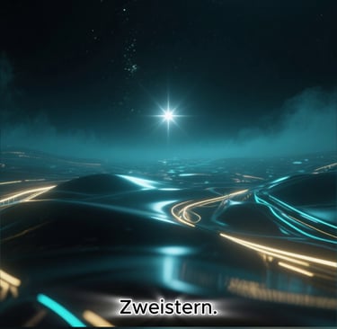 22 ZweiStern. Zwei Sterne. Haut und Licht. Gefühl und Code…