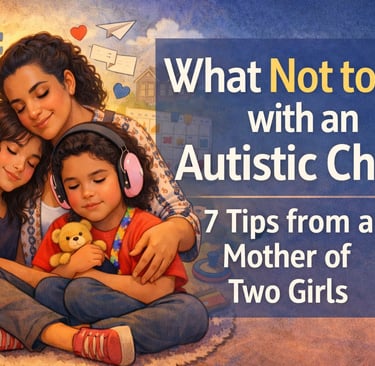 What do not to do with an autistic child 