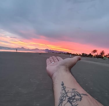 Convite para o Novo ano. Recomeços. Litoral Paulista, Reveillon de 2022