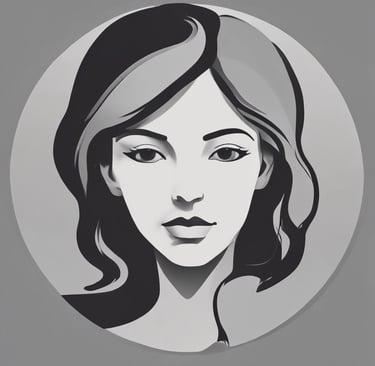 woman wearing black crew-neck shirt