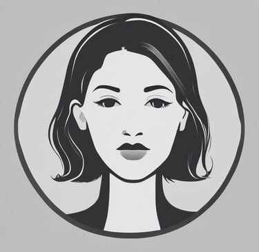 woman wearing black crew-neck shirt