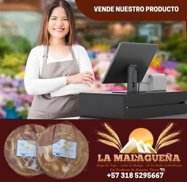 tienda vende arepas de trigo