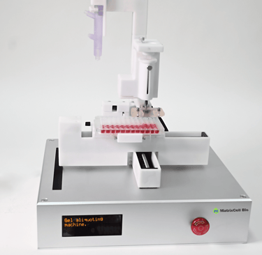 biogel aliquoter, aliquoting, dispensing