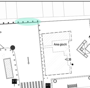 estratto dell'elaborato dei lavori di piazza castello
