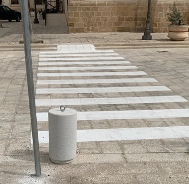 scivolo realizzato in prossimità della chiesa