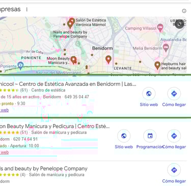 agencia seo local benidorm posicionamiento manicool