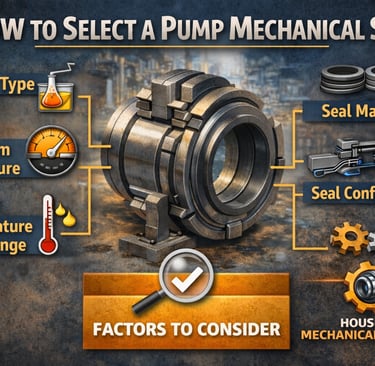 How to Select a Pump Mechanical Seal