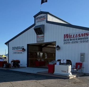 North Florida facility for Williams Electric Service & Generators