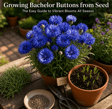 Growing Bachelor Buttons from Seed