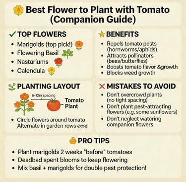 Best Flower to Plant with Tomato