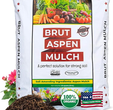 Brut Organic Aspen Mulch