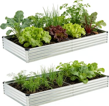 Raised Metal Garden Bed Kit