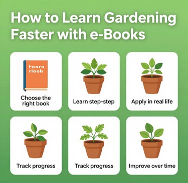 How to Learn Gardening Faster with eBooks