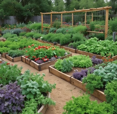 Productive Edible Garden