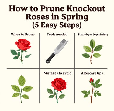 How to Prune Knockout Roses in Spring (5 Easy Steps)