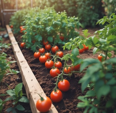 grow tomatoes horizontally