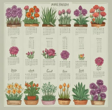 Spring Planting Calendar