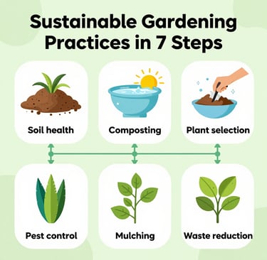 Sustainable Gardening Practices in 7 Steps