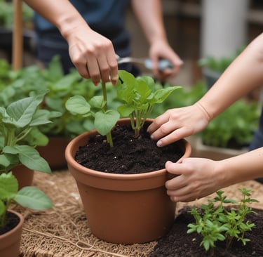 DIY tomato soil mix