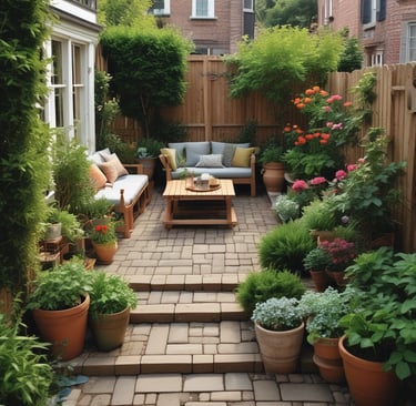 small yard garden design ideas for urban homes USA