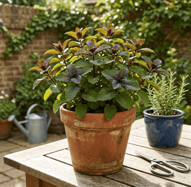 Growing Chocolate Mint in Containers