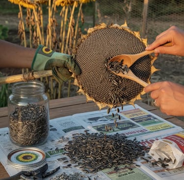 How Do You Collect Sunflower Seeds