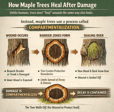 How Maple Trees Heal After Damage