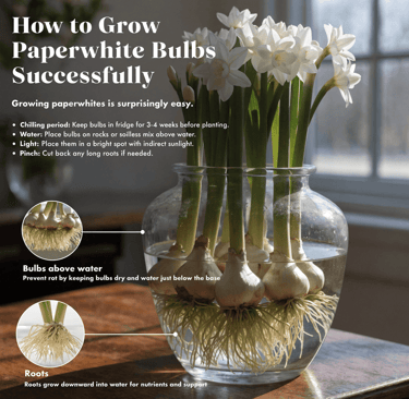 How to Grow Paperwhite Bulbs Successfully