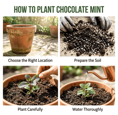 How to Plant Chocolate Mint