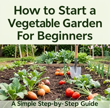How to Start a Vegetable Garden for Beginners
