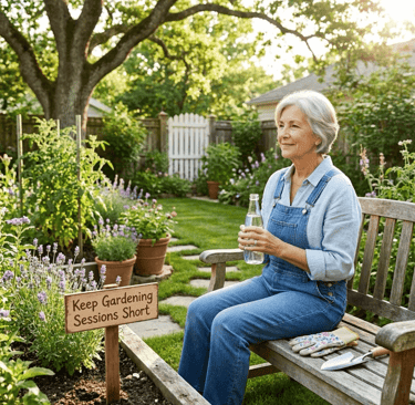 Keep Gardening Sessions Short
