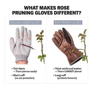 leather gardening gloves