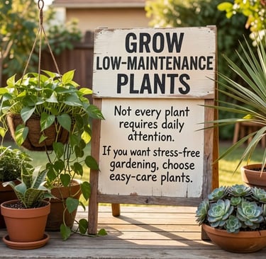 Low-Maintenance Plants
