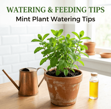 Mint Plant Watering Tips