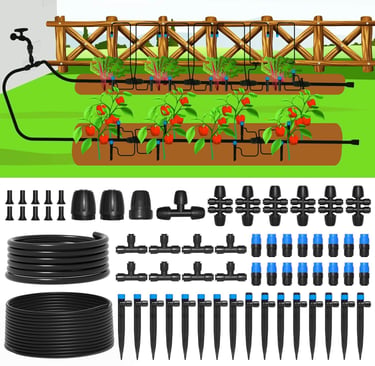 MIXC 230FT Quick-Connect Drip Irrigation System Kit