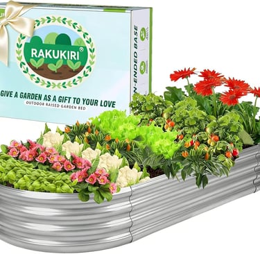 Raised Garden Bed GRS Certified Galvanized Planter Box 